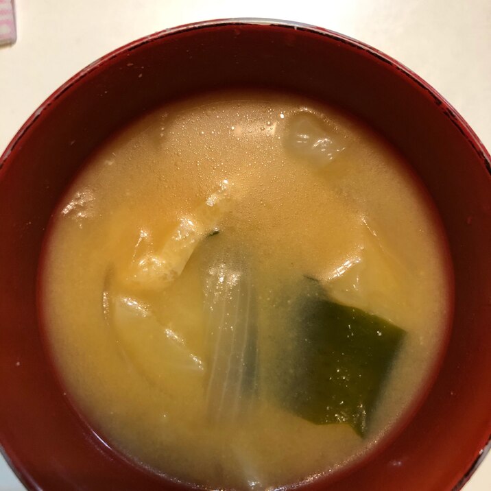 旬です！新玉ねぎの味噌汁